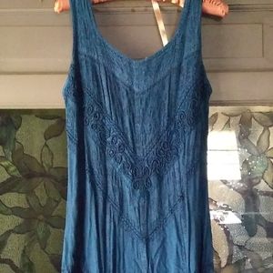 Holy Clothing Blue Maxi Dress